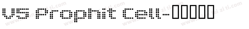 V5 Prophit Cell字体转换